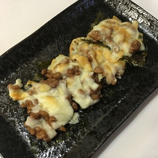 納豆チーズのり